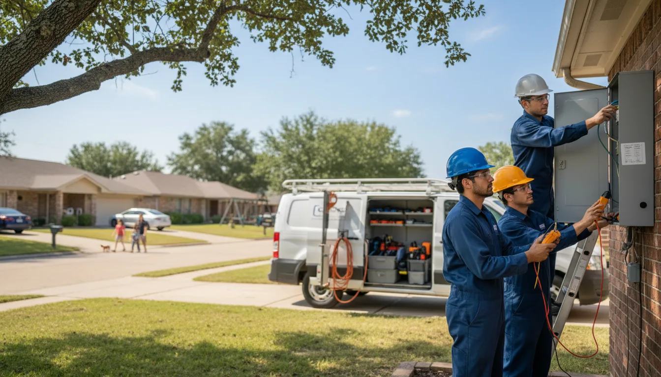 Certified electrician providing emergency electrical services in Glenville, NC